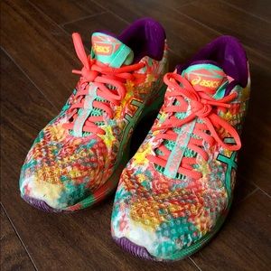 ASICS tri 11 multicolor gel running shoe